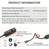 Projector Light Moon lamp