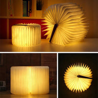 Wooden Book Lamp